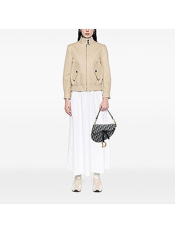 Dior Oblique Canvas Saddle Bag (view 2)
