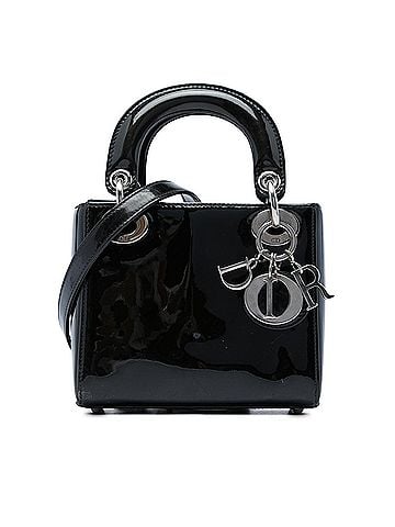 Dior Mini Patent Lady Dior (view 1)