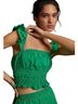 Anthropologie Green Sleeveless Top Size 6 - photo 1