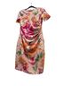 Macy's Floral Multi Color Cocktail Dress Size 6 - photo 1
