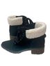 Lucky Brand 100% Terylene Solid Black Ankle Boots Size 9 1/2 - photo 5