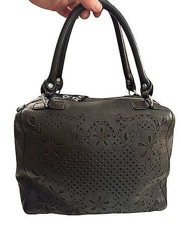 Isabella Fiore Leather Satchel (view 1)