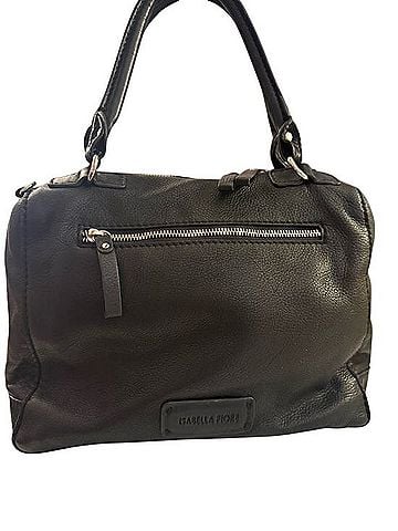 Isabella Fiore Leather Satchel (view 2)