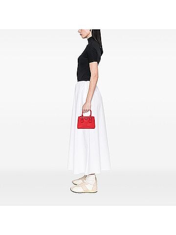 Prada Mini Saffiano Galleria Double Zip Satchel (view 2)
