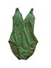 TA3 Solid Green One Piece Swimsuit Size XL - photo 1