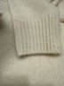 Joie 100% Cashmere Solid Ivory Wool Pullover Sweater Size S - photo 4