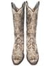 Corral Boots 100% Leather Print Tan Brown Gold Boots Size 8 - photo 2
