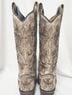 Corral Boots 100% Leather Print Tan Brown Gold Boots Size 8 - photo 12