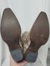Corral Boots 100% Leather Print Tan Brown Gold Boots Size 8 - photo 11