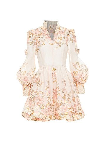 Zimmermann Zimmermann Postcard Bow silk linen organza dress (view 1)