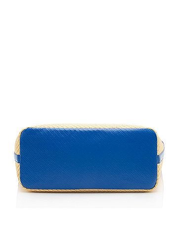 Alexander McQueen Alexander McQueen Leather Raffia The Bow Tote (view 2)