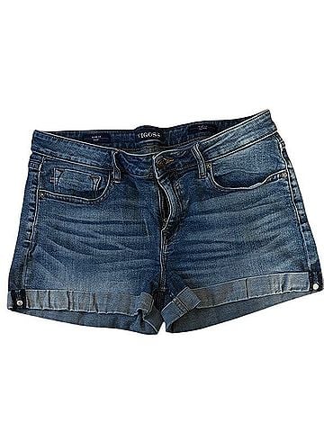 Vigoss Mis rise roll-Cuff Denim Shorts (view 1)