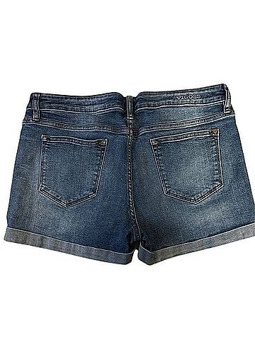 Vigoss Mis rise roll-Cuff Denim Shorts (view 2)