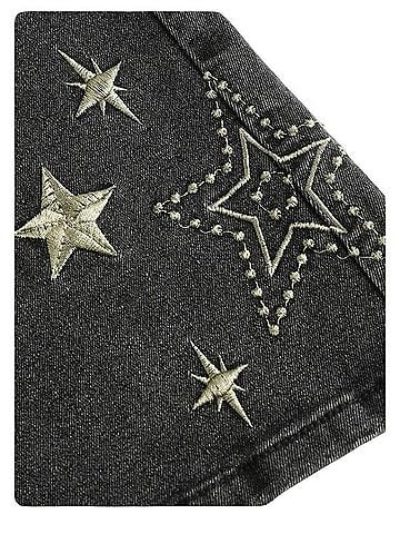 Cider HIGH STRETCH DENIM HIGH RISE STAR FLARED JEANS Jeans (view 2)