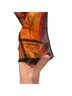 Oscar De La Renta Color Block Orange Brown Scarf One size - photo 2