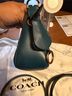Coach Teal Leather Shoulder Bag One size - photo 3