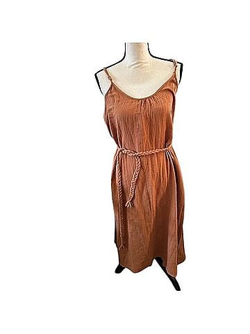 Very J Camel Casual Dress (view 1)