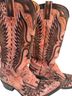 Old Gringo 100% Leather Pink Brown Boots Size 5 - photo 5