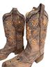 Corral Vintage 100% Leather Brown Boots Size 6 1/2 - photo 5