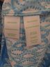 Lilly Pulitzer 100% Polyester Floral Blue Teal White Long Sleeve Blouse Size M - photo 4
