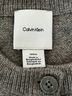 Calvin Klein Gray Wool Cardigan Size S - photo 3