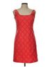 Tabitha 100% Cotton Argyle Red Tabitha Cocktail Dress Size 12 - photo 1