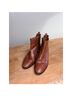 Coach 100% Leather Brown Tan Ankle Boots Size 7 1/2 - photo 11