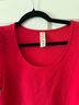 Dolan Red Short Sleeve Blouse Size XS - photo 3