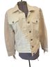 Shyanne White Denim Jacket Size S - photo 1