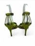 Just Cavalli Green Heels Size EU 38 1/2 - photo 3