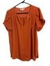 41Hawthorn 100% Polyester Orange Blouse Size 1X - photo 1