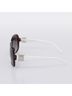 Chanel 100% Acrylic Solid White Logo Cc Plastic White Plastic Sunglasse Accessory One size - photo 3