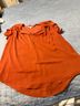 41Hawthorn 100% Polyester Orange Blouse Size 1X - photo 4