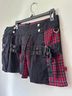 Tripp NYC Plaid Black Red Skort Size M - photo 3