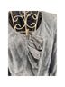 HUGO BOSS 100% Leather Gray Green Blazer Size 6 - photo 8