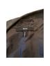 HUGO BOSS 100% Leather Gray Green Blazer Size 6 - photo 3