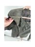 HUGO BOSS 100% Leather Gray Green Blazer Size 6 - photo 6