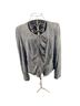 HUGO BOSS 100% Leather Gray Green Blazer Size 6 - photo 1