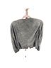 HUGO BOSS 100% Leather Gray Green Blazer Size 6 - photo 2