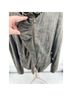HUGO BOSS 100% Leather Gray Green Blazer Size 6 - photo 9