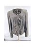 HUGO BOSS 100% Leather Gray Green Blazer Size 6 - photo 7