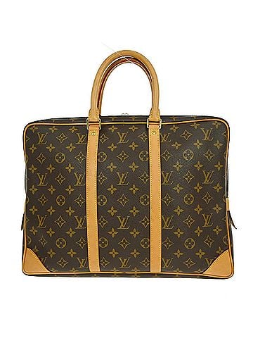 Louis Vuitton Porte-Documents Voyage Monogram Brown Canvas Briefcase Bag (view 1)