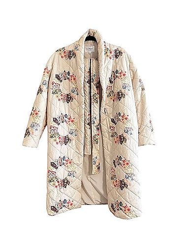 Samantha Sipos Quilted Sunburst Coat Jacket (view 1)