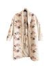 Samantha Sipos 100% Cotton 100% Polyester 100% Polyester Solid Floral Pink White Jacket Size S - photo 1