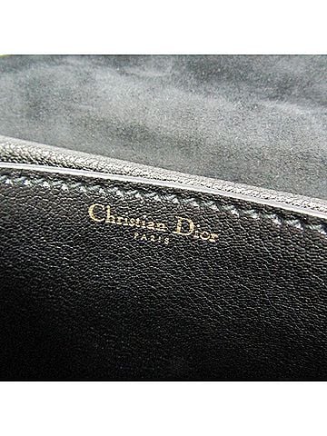 Dior J'adior Flap Leather Black Leather Shoulder Bag Bag (view 2)