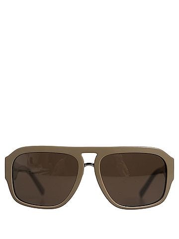 Dolce & Gabbana Khaki DG4403 Acetate Aviator Frame Eyewear Women's Sunglasses (view 1)