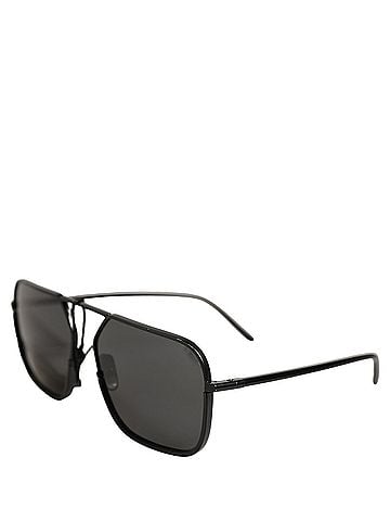 Dolce & Gabbana Black DG2193J Rectangular Metal Frame Eyewear Women's Sunglasses (view 2)