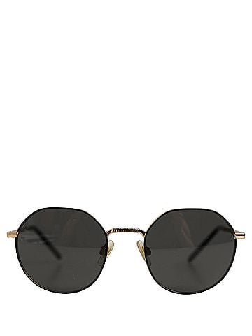 Dolce & Gabbana Gold Toned Metal Frame DG2286 Round Eyewear Women's Sunglasses (view 1)
