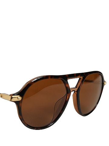 Dolce & Gabbana Brown DG4343F Havana Tortoise Women Eyewear Women's Sunglasses (view 2)