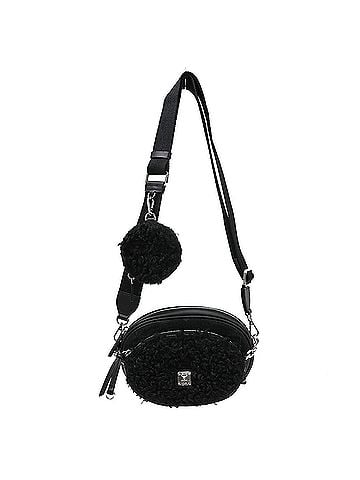 MCM Vintage Leather Black Leather Shoulder Bag Bag (view 1)